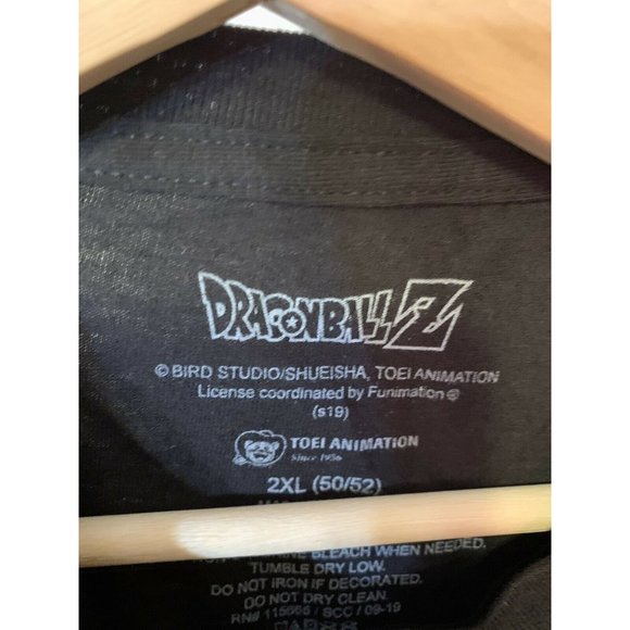 New DRAGON BALL‎ Z ANIME TSHIRT Men’s Sz 2XL SHORT SLEEVE CREW NECK BLACK NWT - Picture 2 of 7